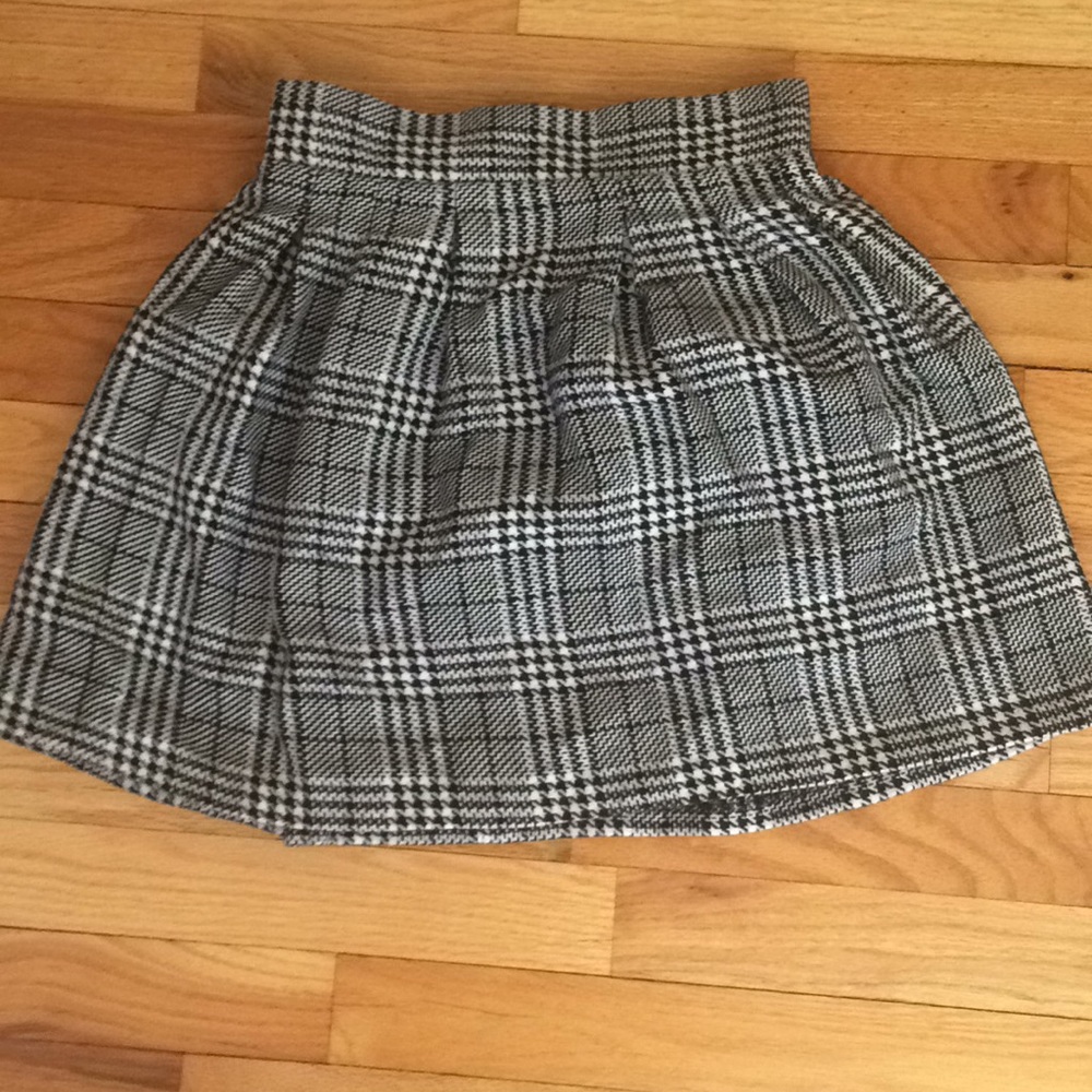 Candies black/white mini skirt